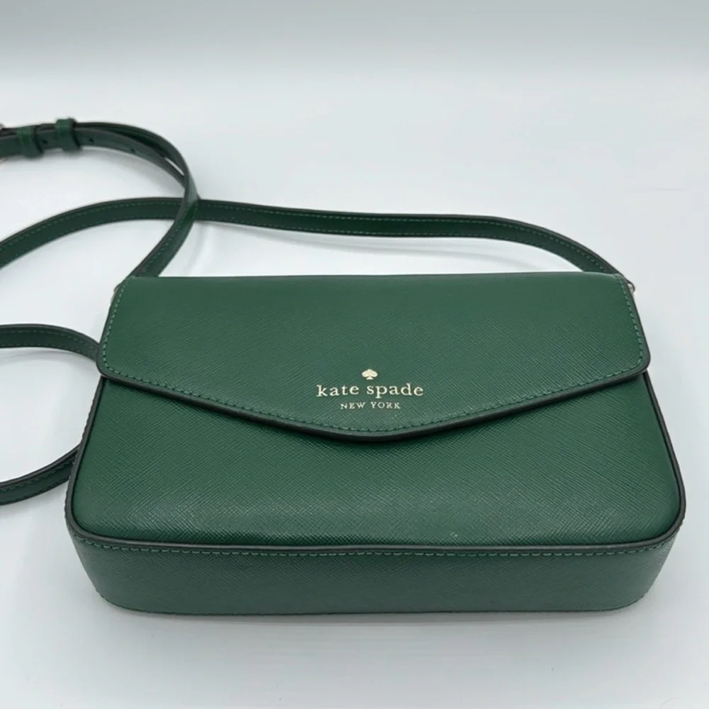 Kate Spade Green Leather Crossbody Bag